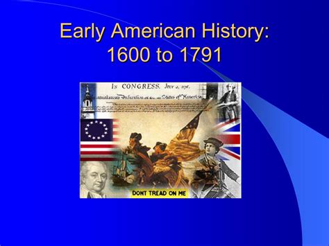 early american history    powerpoint