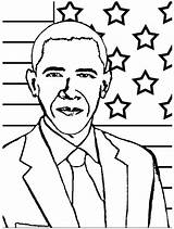 Obama Coloring Barack President Pages Michelle Printable Color Drawing Drawings Line 44th Sheet Sheets Kids Fresh Getdrawings Getcolorings History Categories sketch template
