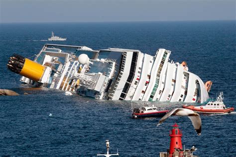 captain  capsized costa concordia   years