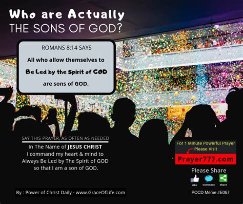 Who Are Actually The Sons Of God Graceoflife