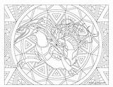 Rayquaza Windingpathsart Getcolorings Blaziken Magique Pokemons Pikachu Getdrawings Malvorlage Ausmalen Mandalas Adition Visit sketch template