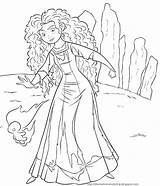 Merida Coloring Brave Princess Pages Disney Movie Sheets Pixar Printable Drawing Sheet Print Colouring Kids Getcolorings Big Invitations Featuring Activity sketch template