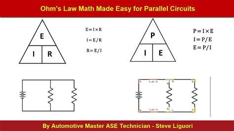ohms law parallel circuits