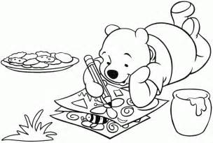 coloring pages  baby winnie  pooh coloring home