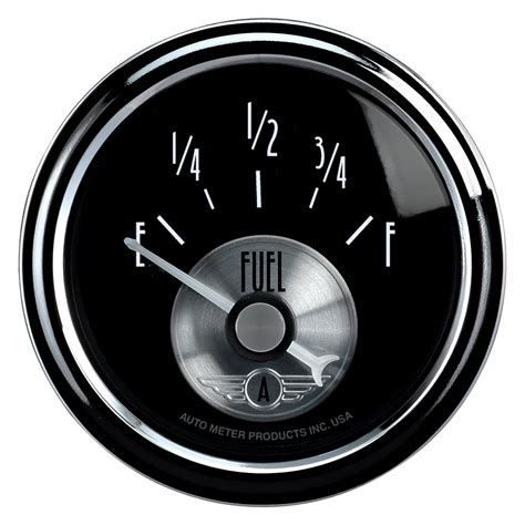 auto meter  prestige black diamond series   fuel level gauge