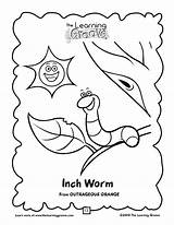 Inchworm Worm Drawing Coloring Pages Inch Ezra Keats Jack Getcolorings Getdrawings Printable Paintingvalley Template sketch template