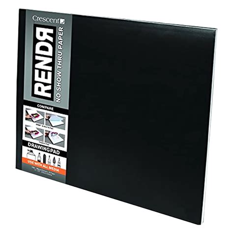 crescent cardboard  rendr  show  drawing pad white       sheet