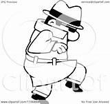 Spy Cartoon Coloring Pages Toeing Tip Clipart Cory Thoman Outlined Vector 2021 sketch template