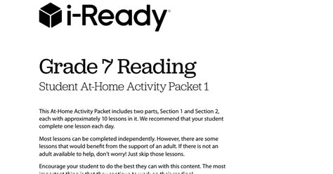 grade readingiready  home activity packets student ela grade   google drive