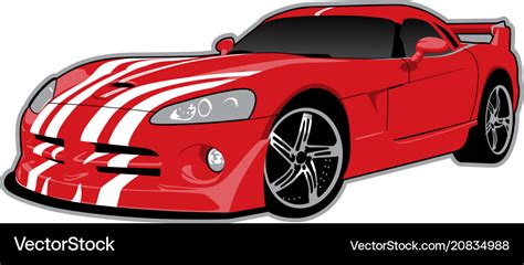 dodge viper royalty  vector image vectorstock