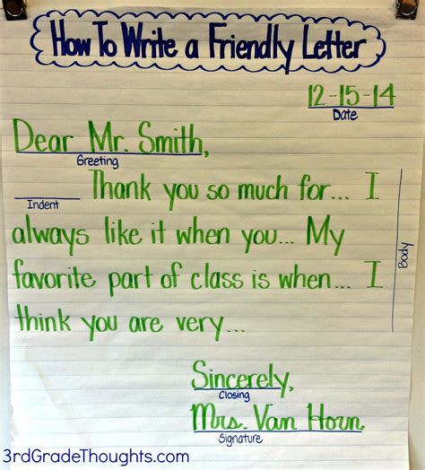 friendly letter writing  rack  grade thoughts