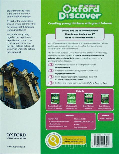 oxford discover level  student book  edition english beedu books