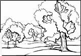 Campagne Coloriage Countryside Dessin Paysage Imprimer Colorier Coloriages Ad2 sketch template