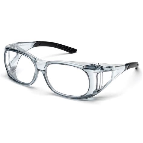 Elvex Sg 37c Ovr Spec Ii Safety Glasses Medium Otg Frame Clear Lens