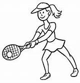 Tennis Coloring Drawings Drawing Sport Pages Rafael Nadal Coloriage Coloriages Logo Garros Wimbledon Getdrawings sketch template