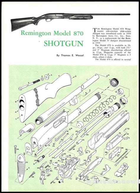 remington   gauge parts diagram
