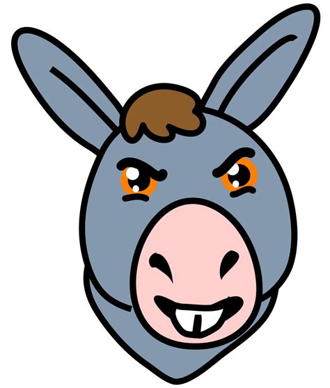 donkey clipart donkey face donkey donkey face transparent