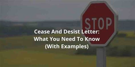 cease and desist letter what you need to know with examples docpro