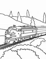 Coloring Train Pages Printable Sheets Coloringfolder Print sketch template