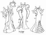 Paper Dolls Doll Coloring Pages Disney Tiana Princess Line Clothes Books Templates Pinnwand Auswählen sketch template