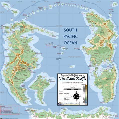 map   south pacific