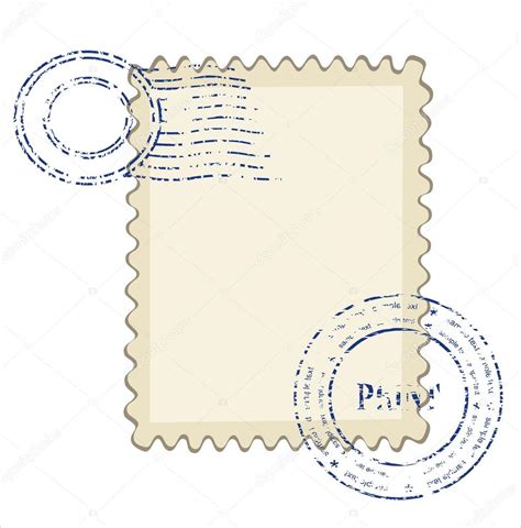 blank postage stamp frame stock vector image  cmitay