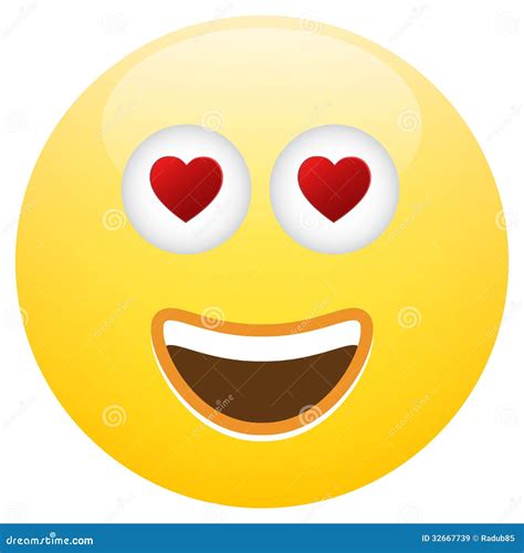 emoticon smiley face love royalty  stock images image