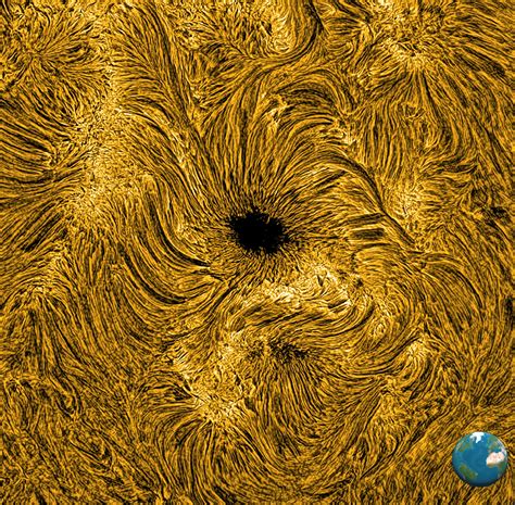 A Sunspot The Size Of The Earth Cosmos Magazine