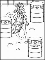 Rodeo Coloring Pages Printable Getcolorings Kid Popular sketch template