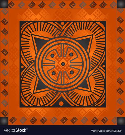 african national cultural symbols royalty  vector image