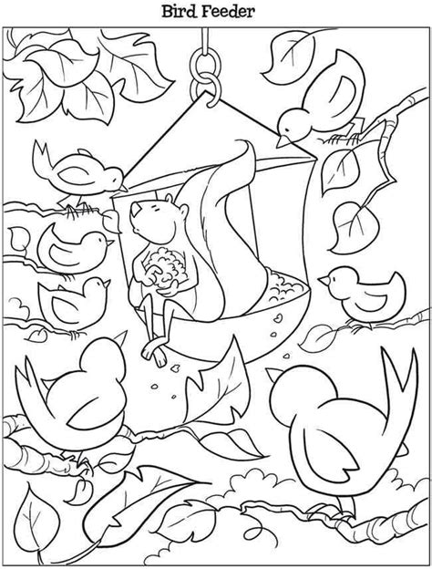 bird feeder bird coloring pages coloring books animal coloring pages