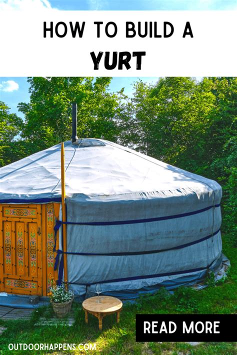 build  yurt step  step materials cost  diy kits outdoor
