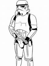 Stormtrooper Coloring Pages Printable Kids sketch template