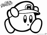 Kirby Coloring Mario Pages Printable Disegn Kids Print Color Friends Sheets Search Bettercoloring sketch template