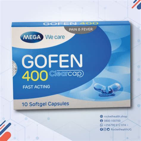 ibuprofen mg capsules gofen  rocket health