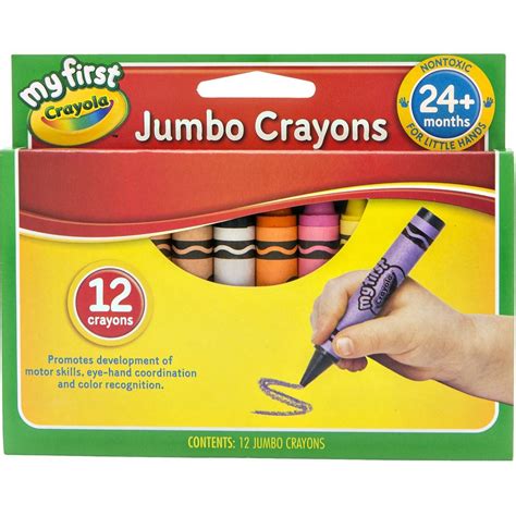 crayola   jumbo crayons  pack big