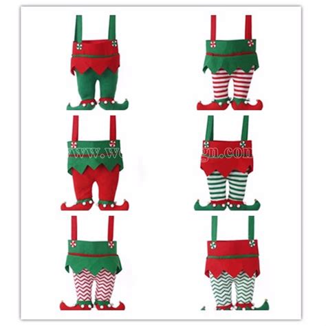 Hot Sale Jingle Bell Christmas Elf Pants Stocking Buy Christmas Elf