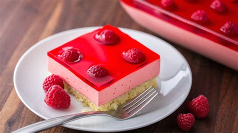 dessert raspberry jello cake recipe natashas kitchen raspberry