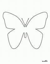 Schmetterling Coloringhome Farfalle Disegni Papillon Papierschmetterlinge Zeichnungen Umrisszeichnungen Buterfly Preschoolers Sagome Ritagliare Lavoretti sketch template