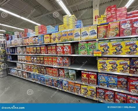 walmart grocery store interior reeses puffs cocoa puffs cereals