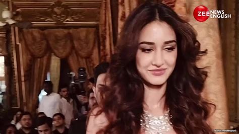 disha patani slays in her all black thigh slit dress in hyderabad