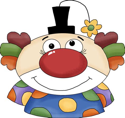 cute clown face clipart   cliparts  images