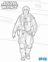 Coloring Pages Force Awakens Poe Dameron Getdrawings sketch template