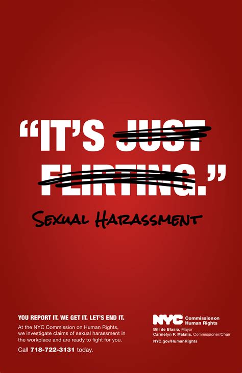 sexual harassment at work nyc human rights