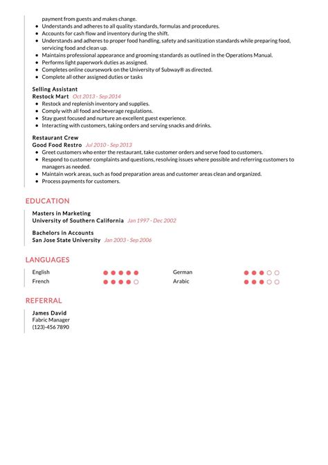 customer service resume    resumekraft
