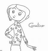 Coraline Coloring Pages Printable Outline Clipart Adults Print Popular Library Coloringhome Clip sketch template