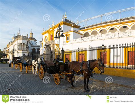 plaza de toros seville editorial image image  european