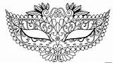 Carnaval Coloriage Masque Colorare Carnevale Gras Mardi Maschera Maschere Mandala Mask Imprimé sketch template