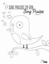 Sing God Pdf Printable Lord Click Color sketch template