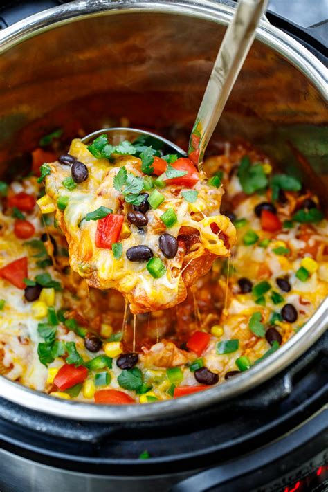 vegetarian instant pot taco pasta recipe peas  crayons